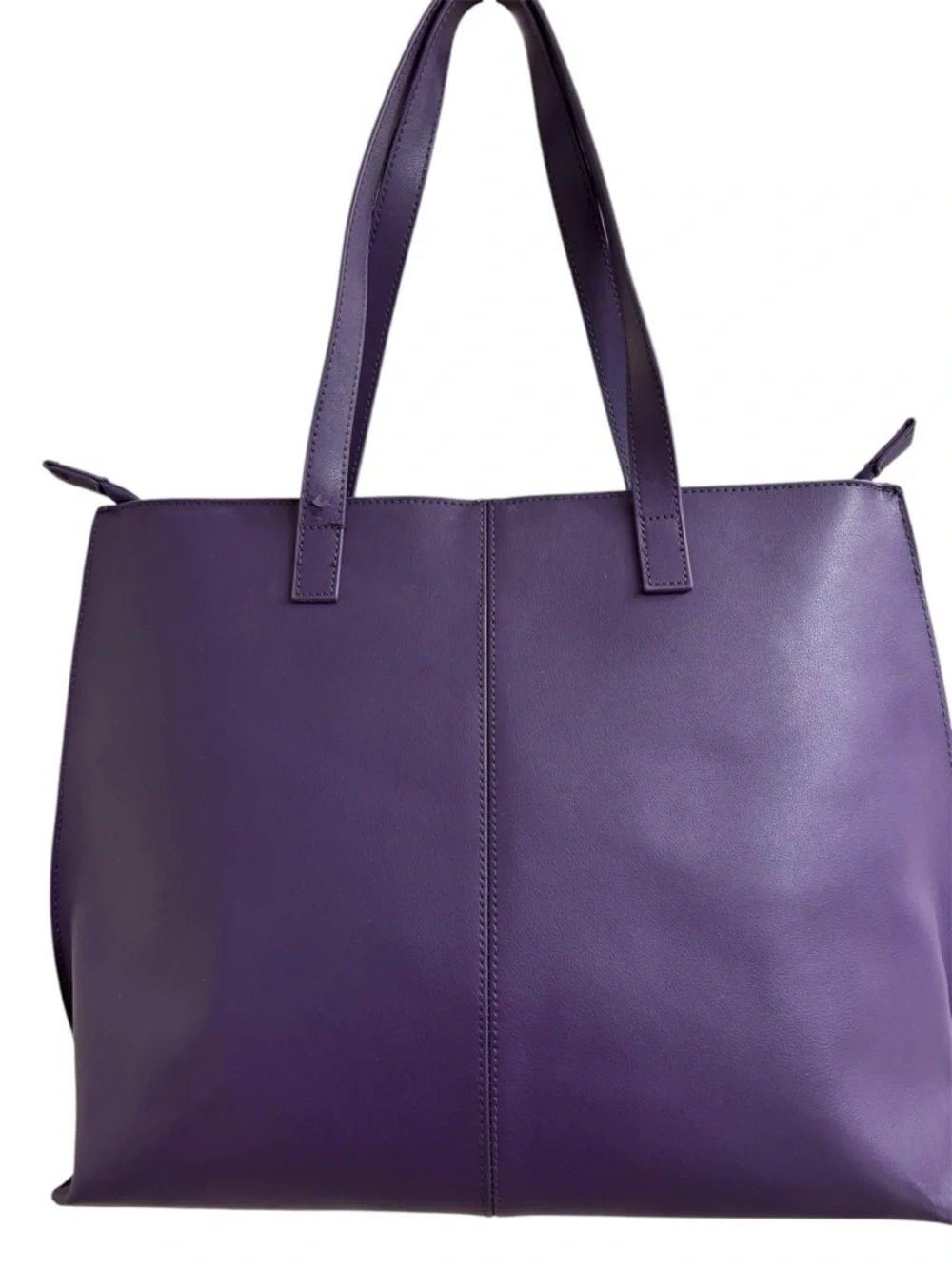 Joy Mangano purple tote - Picture 2 of 7